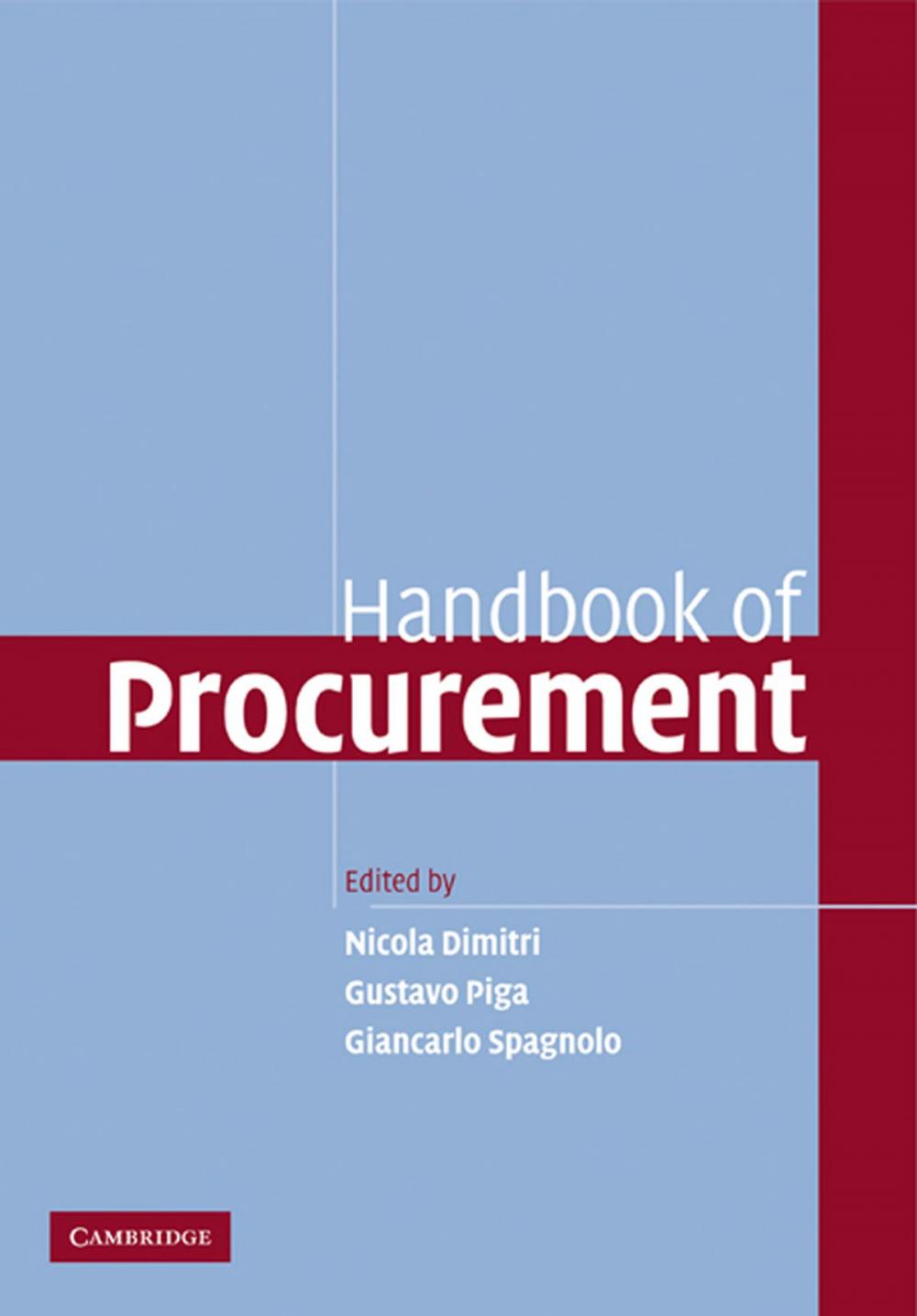 Big bigCover of Handbook of Procurement