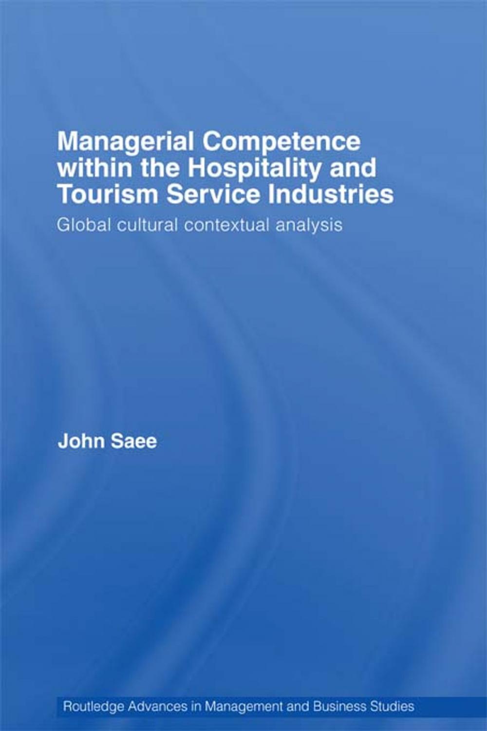 Big bigCover of Managerial Competence within the Hospitality and Tourism Service Industries