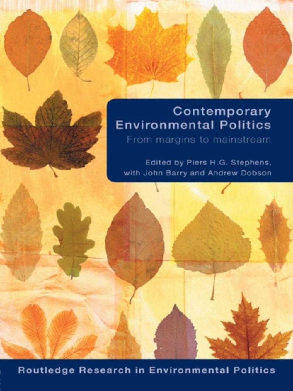 Big bigCover of Contemporary Environmental Politics