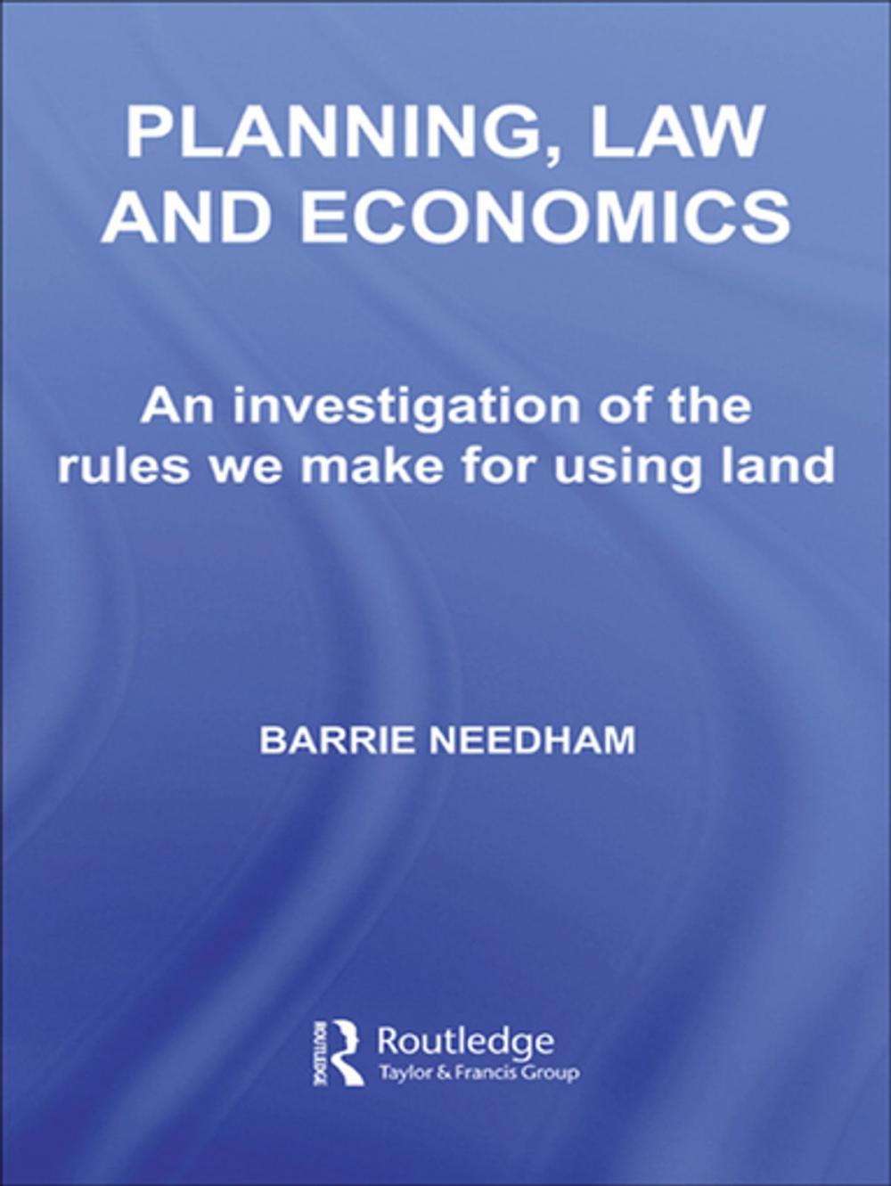 Big bigCover of Planning, Law and Economics