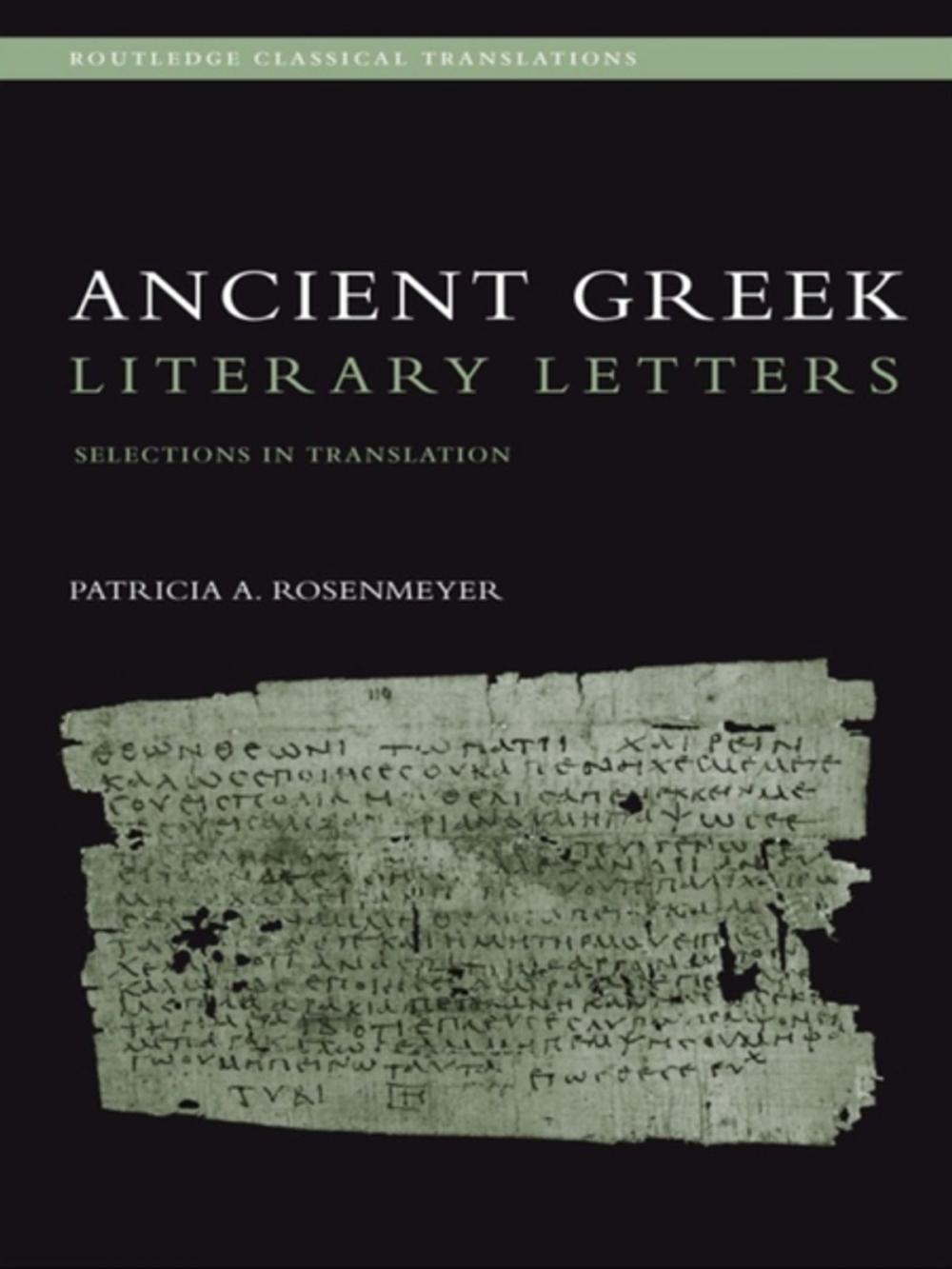 Big bigCover of Ancient Greek Literary Letters