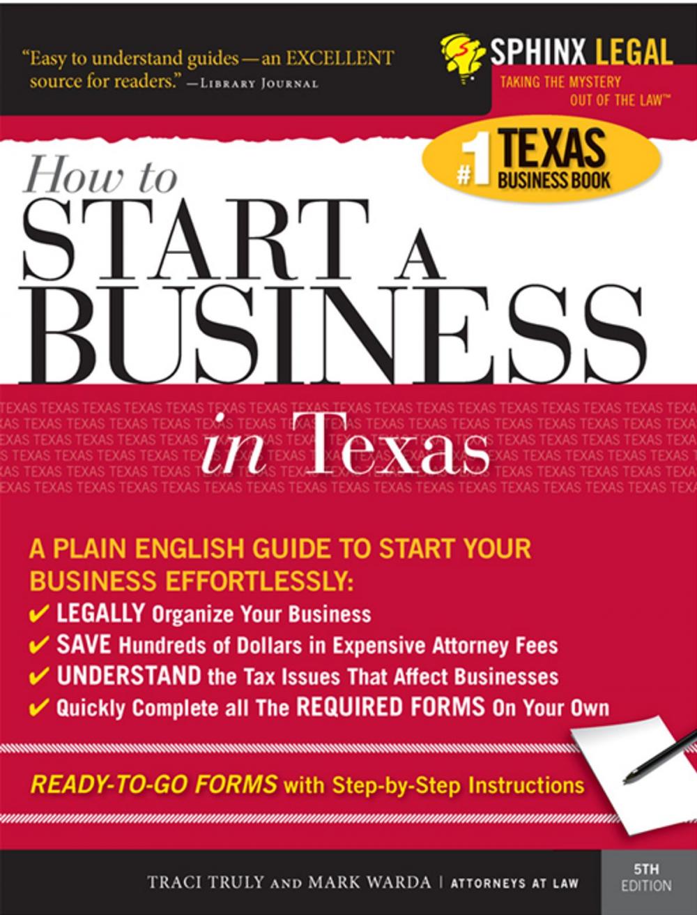 Big bigCover of Start a Business in Texas