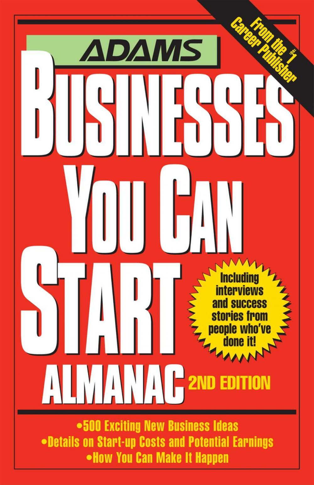 Big bigCover of Adams Businesses You Can Start Almanac