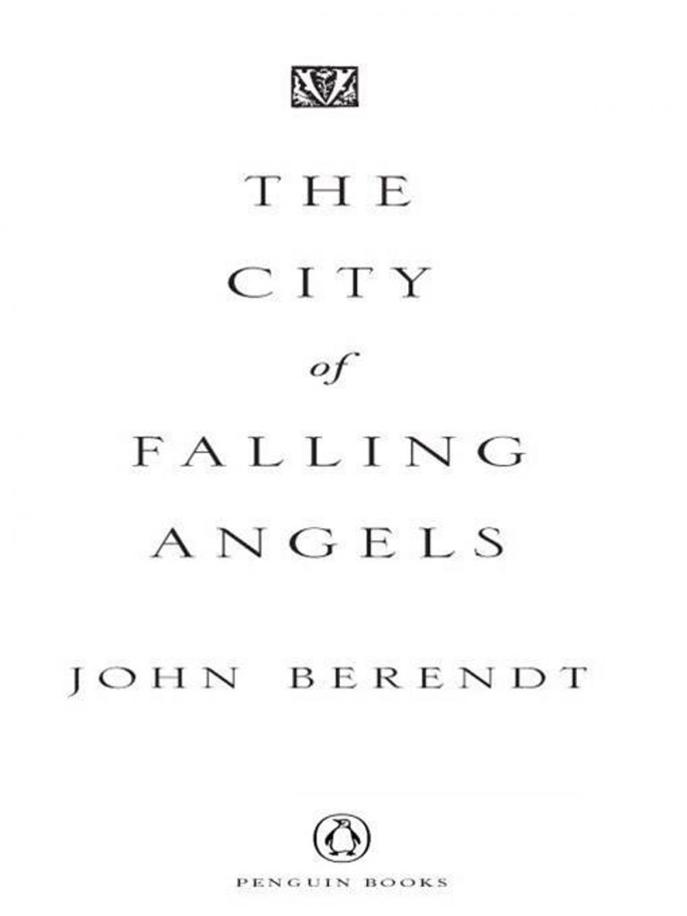 Big bigCover of The City of Falling Angels