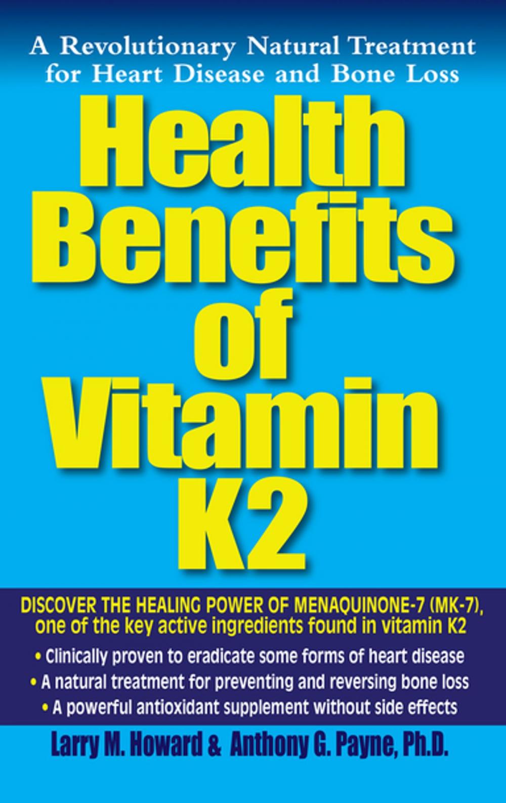 Big bigCover of Health Benefits of Vitamin K2