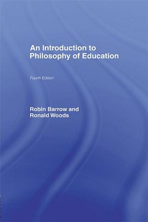 Cover of the book An Introduction to Philosophy of Education by Maxine K. Anderson