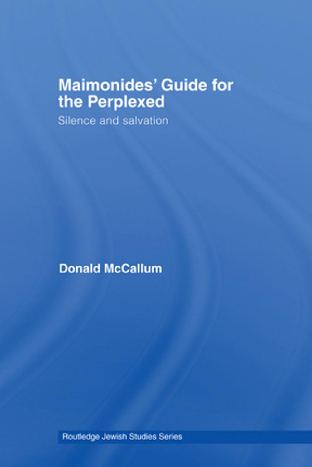 Big bigCover of Maimonides' Guide for the Perplexed