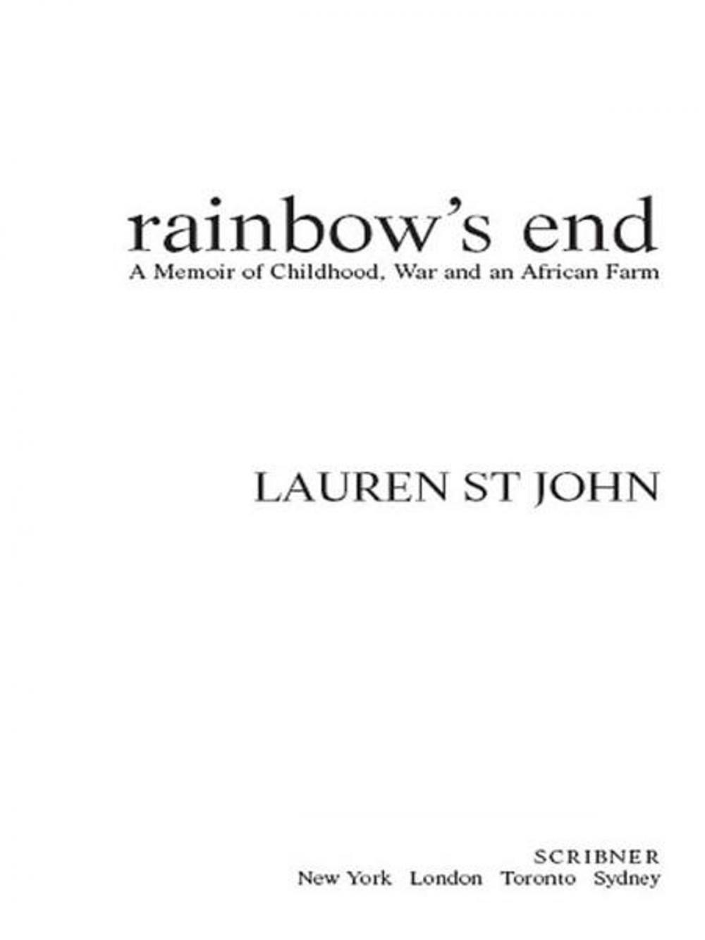 Big bigCover of Rainbow's End