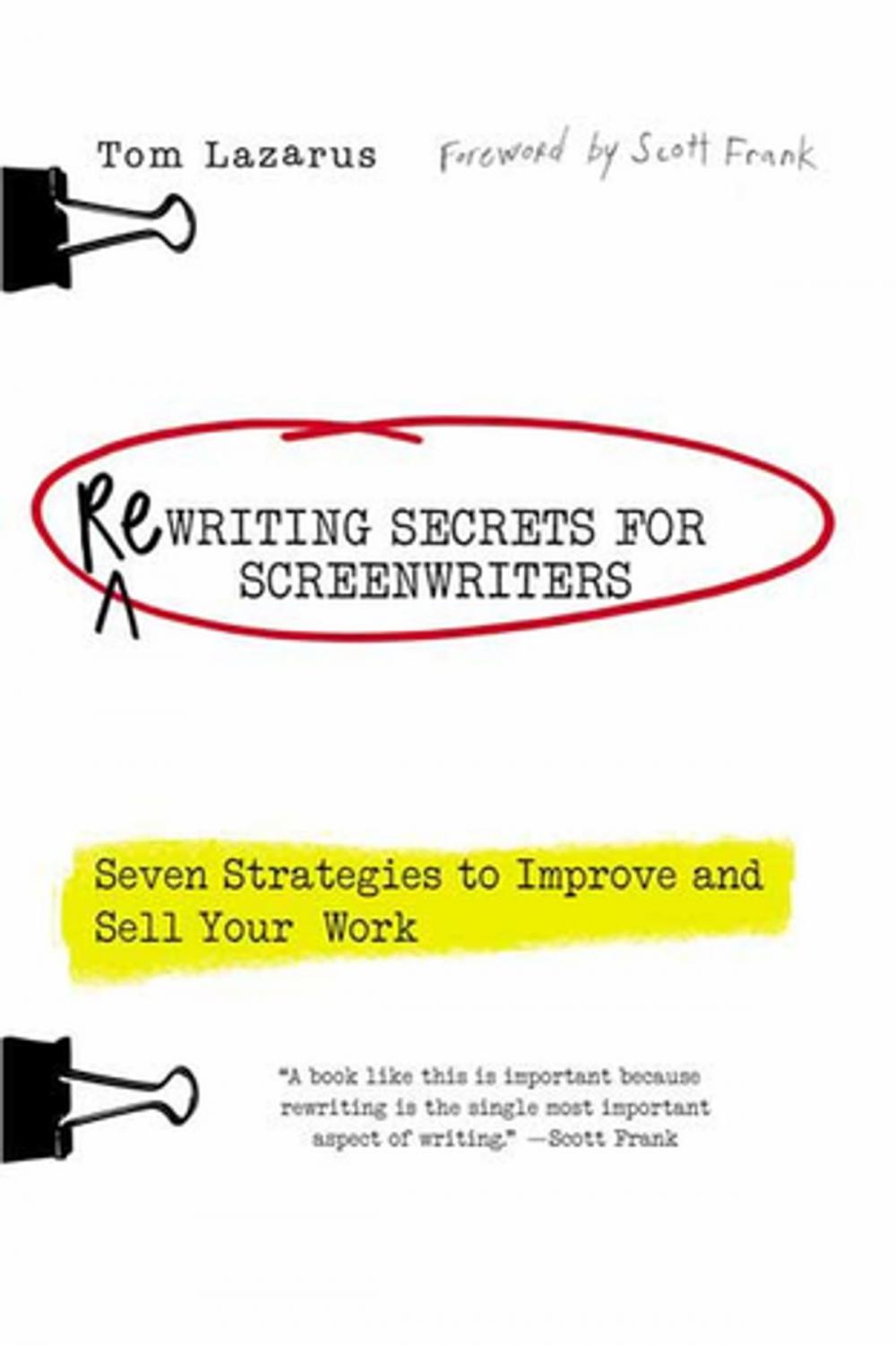Big bigCover of Rewriting Secrets for Screenwriters