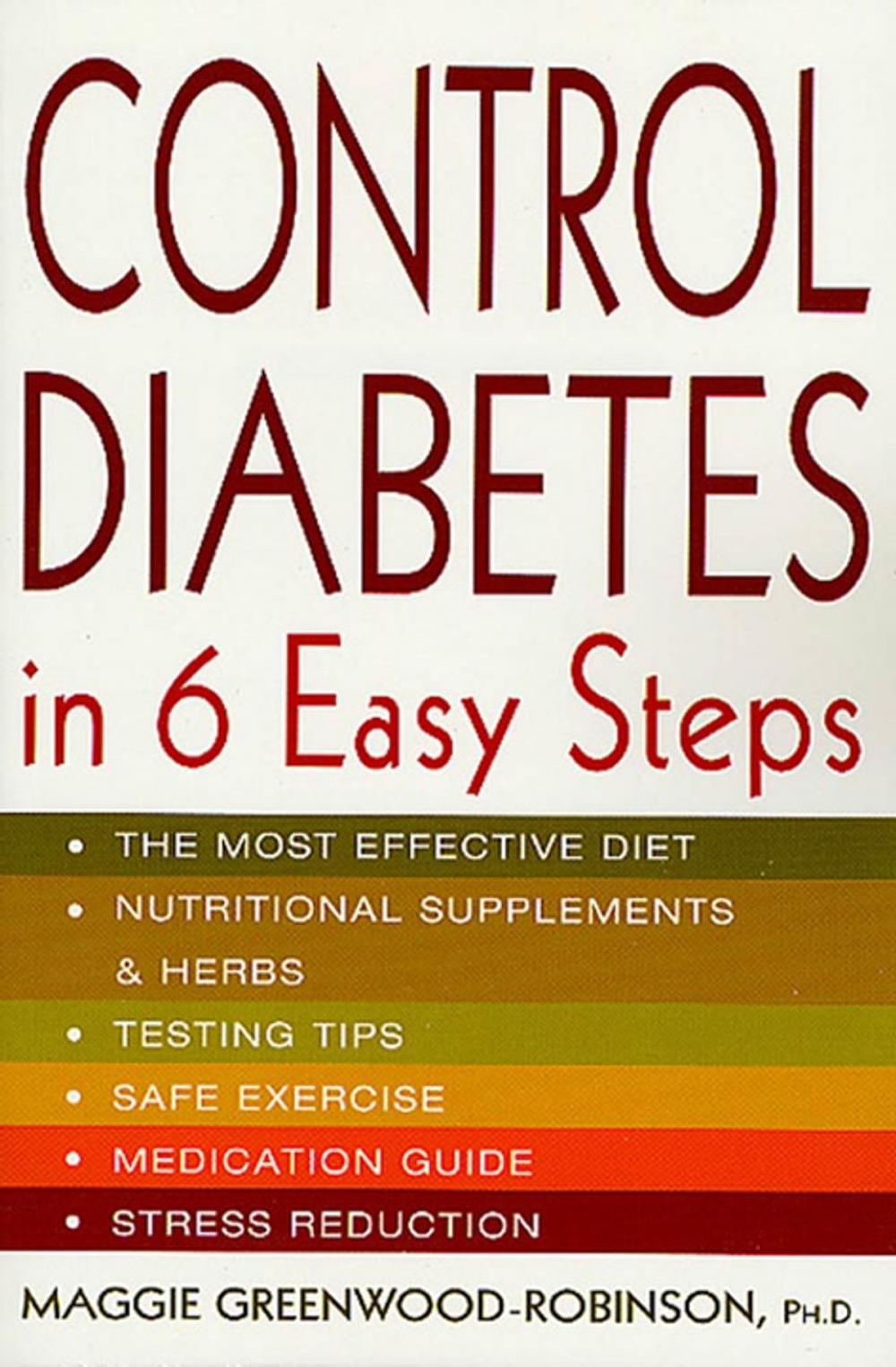 Big bigCover of Control Diabetes in Six Easy Steps