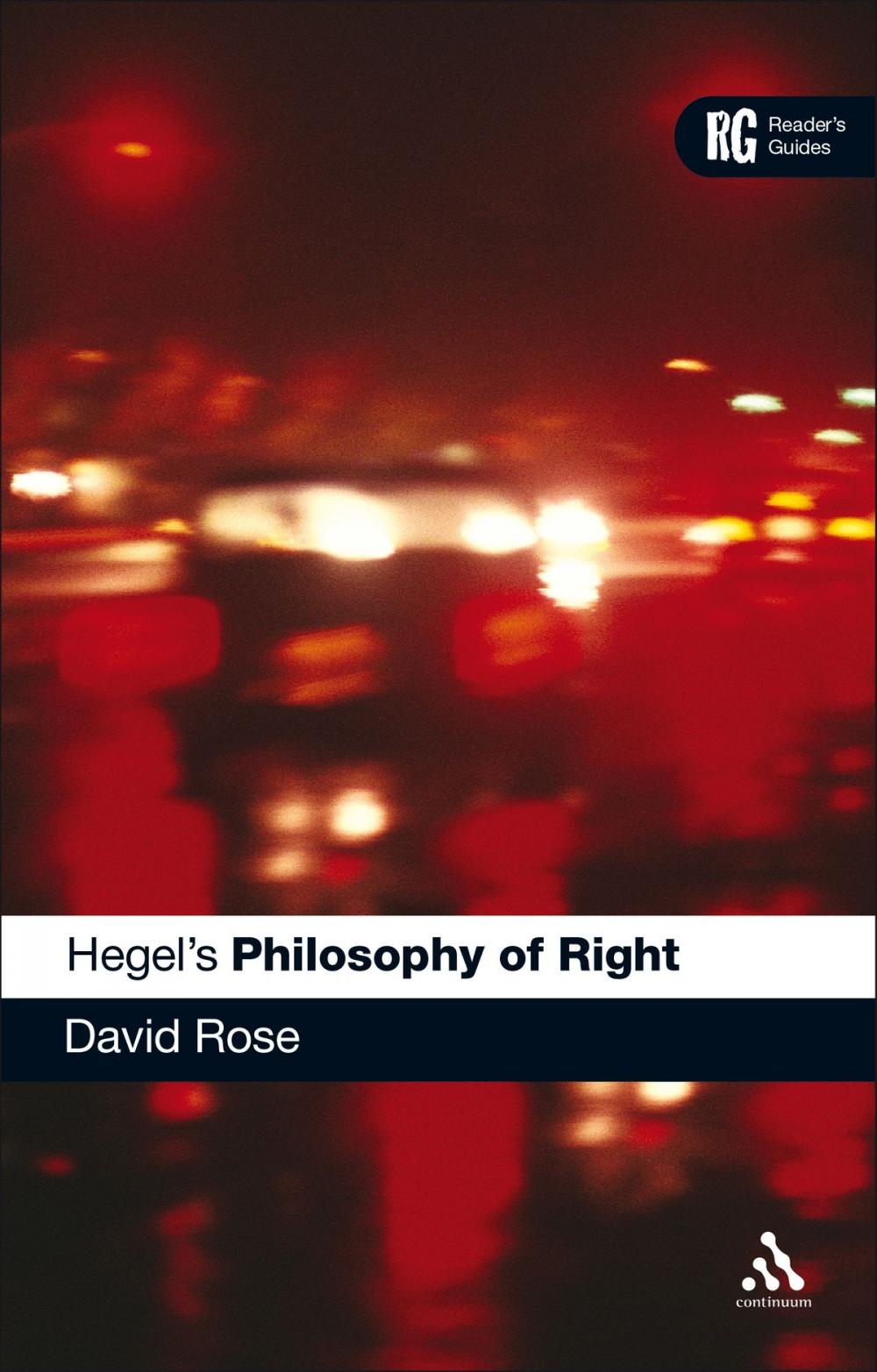 Big bigCover of Hegel's 'Philosophy of Right'