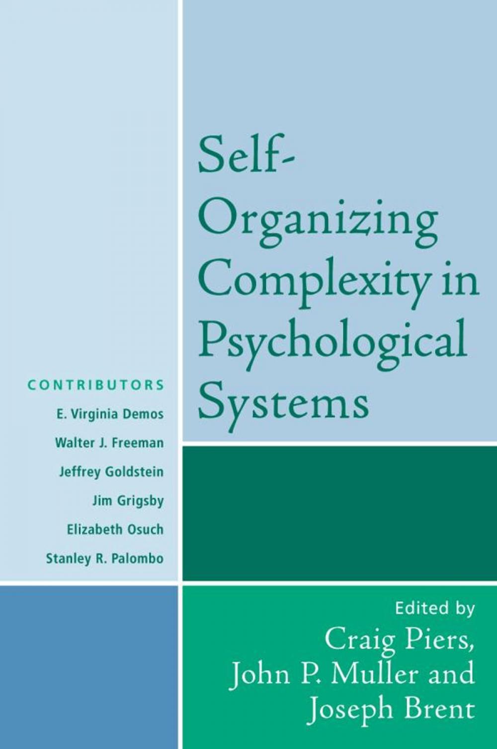 Big bigCover of Self-Organizing Complexity in Psychological Systems