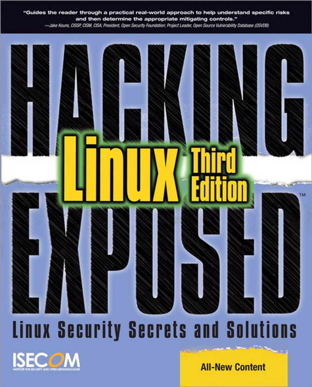 Big bigCover of Hacking Exposed Linux