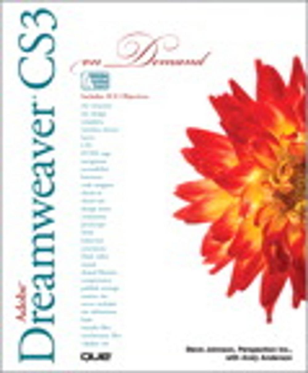 Big bigCover of Adobe Dreamweaver CS3 On Demand