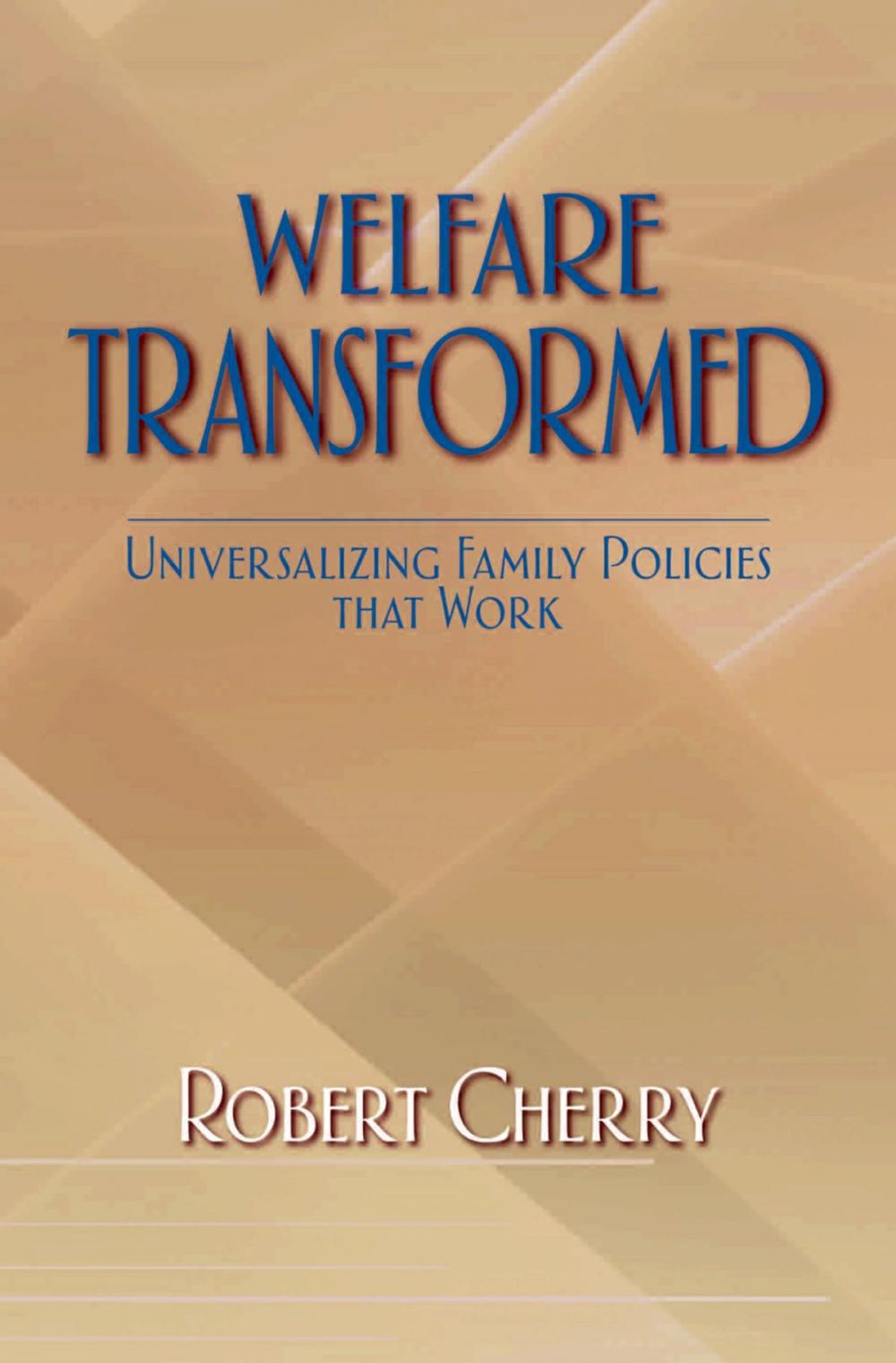 Big bigCover of Welfare Transformed