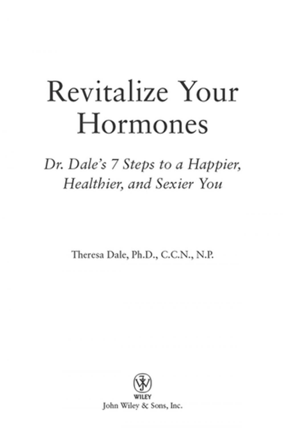 Big bigCover of Revitalize Your Hormones