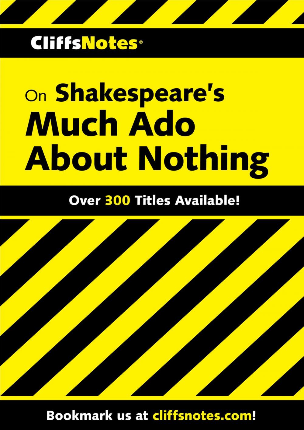 Big bigCover of CliffsNotes on Shakespeare's Much Ado About Nothing