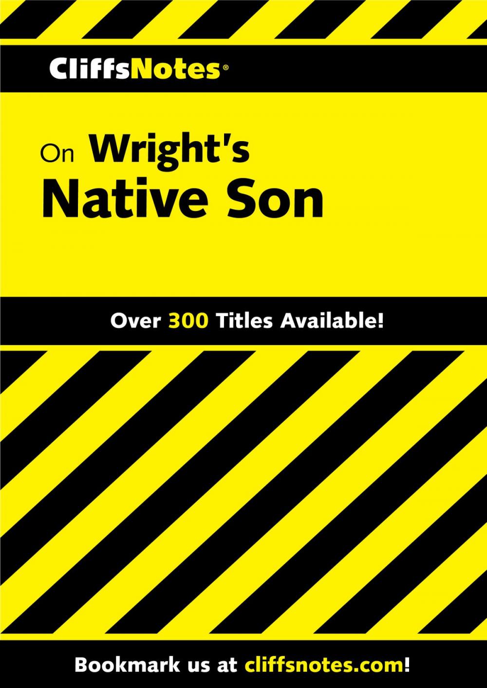 Big bigCover of CliffsNotes on Wright's Native Son