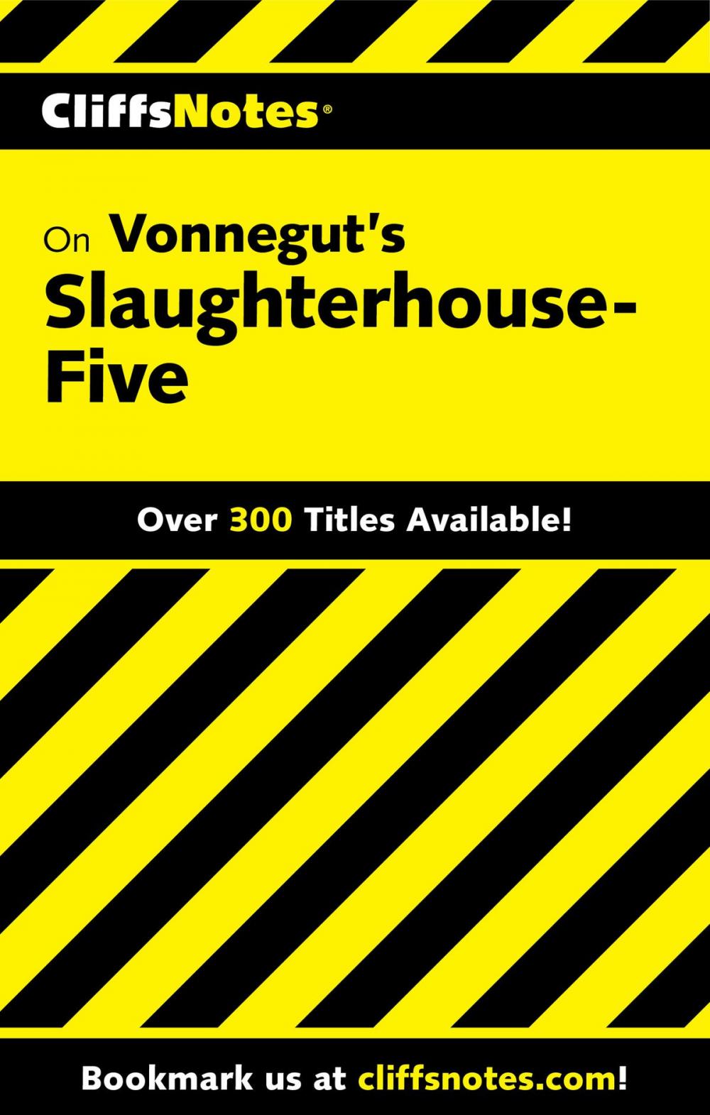 Big bigCover of CliffsNotes on Vonnegut's Slaughterhouse-Five