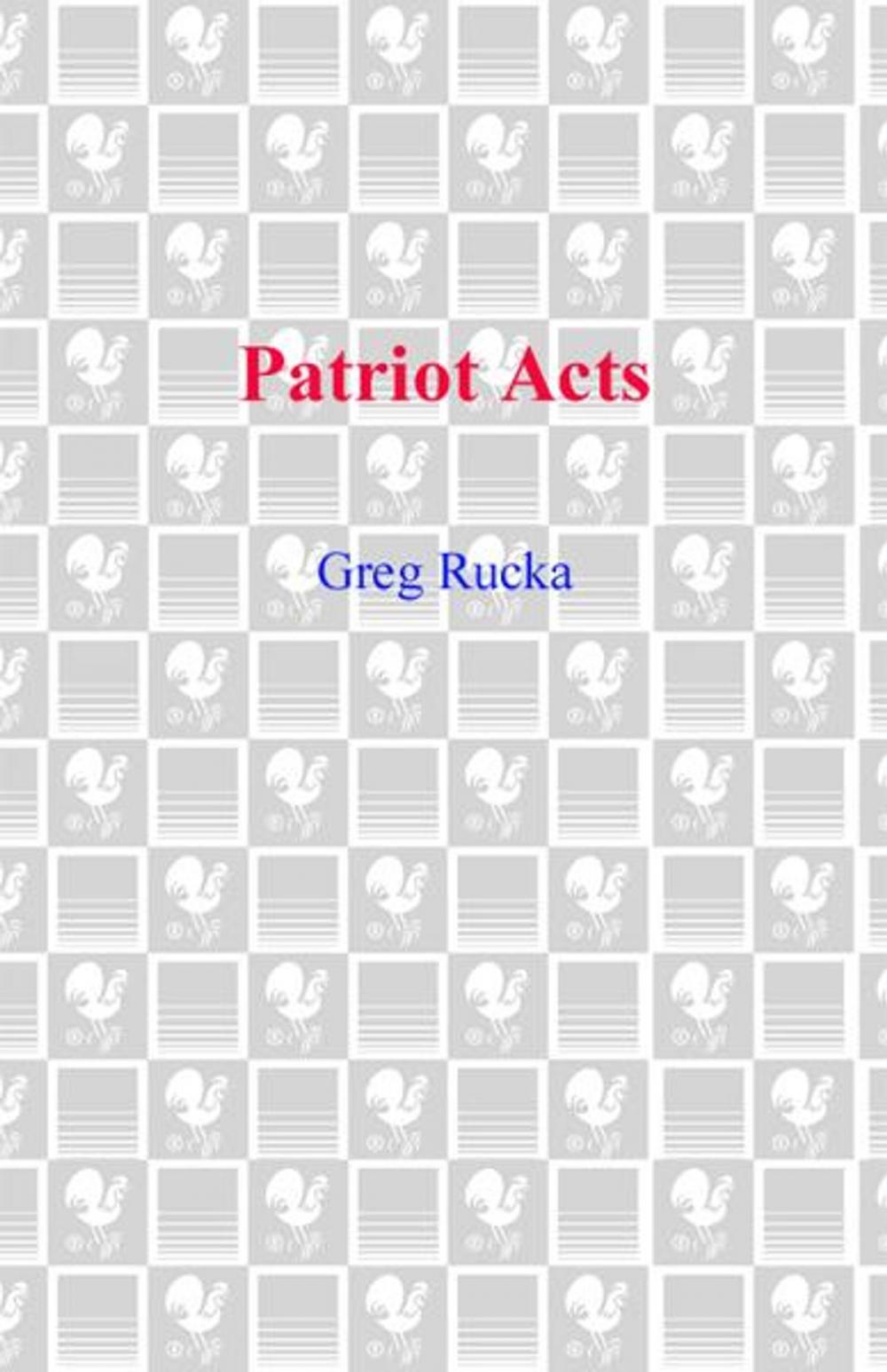 Big bigCover of Patriot Acts