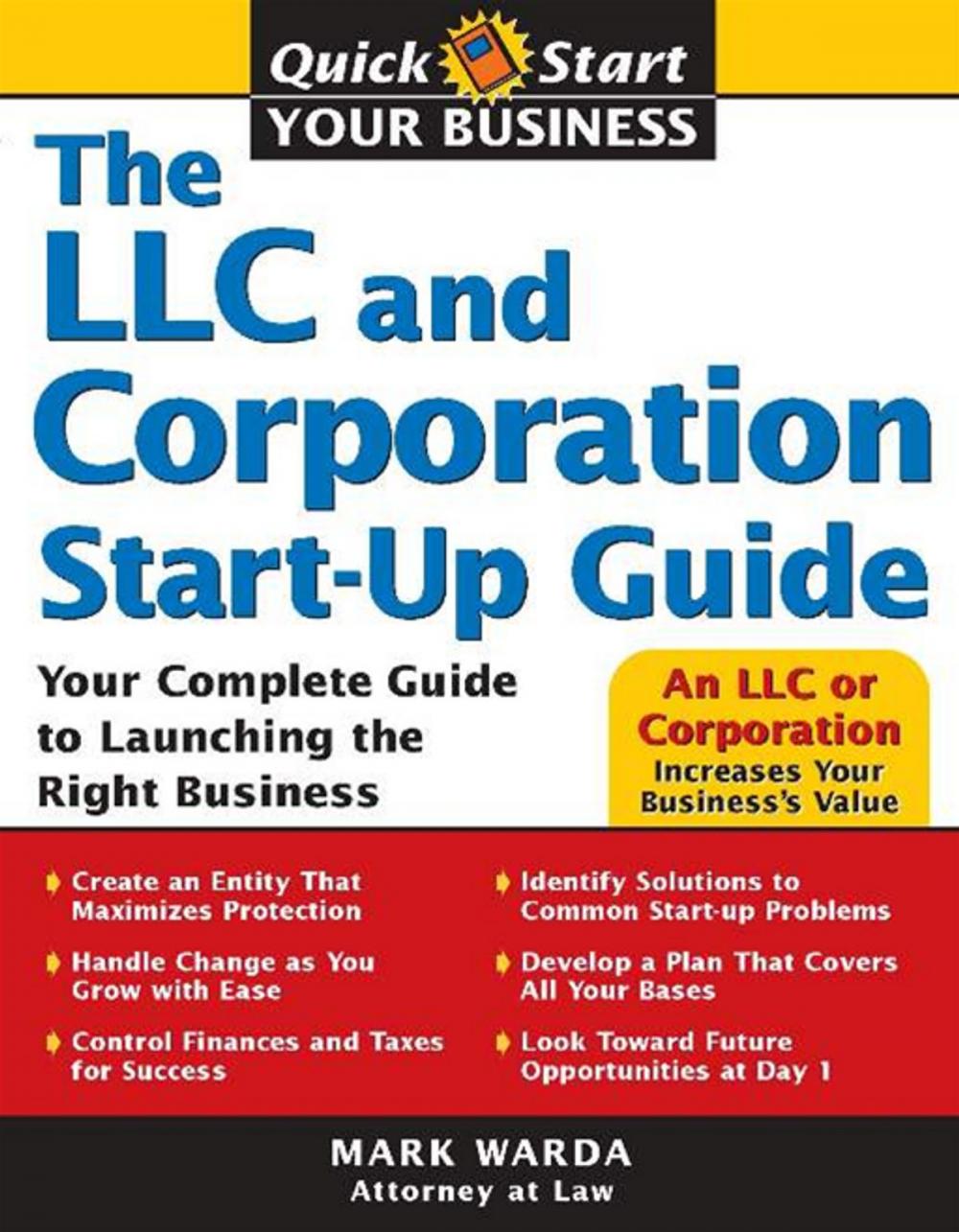 Big bigCover of LLC and Corporation Start-Up Guide