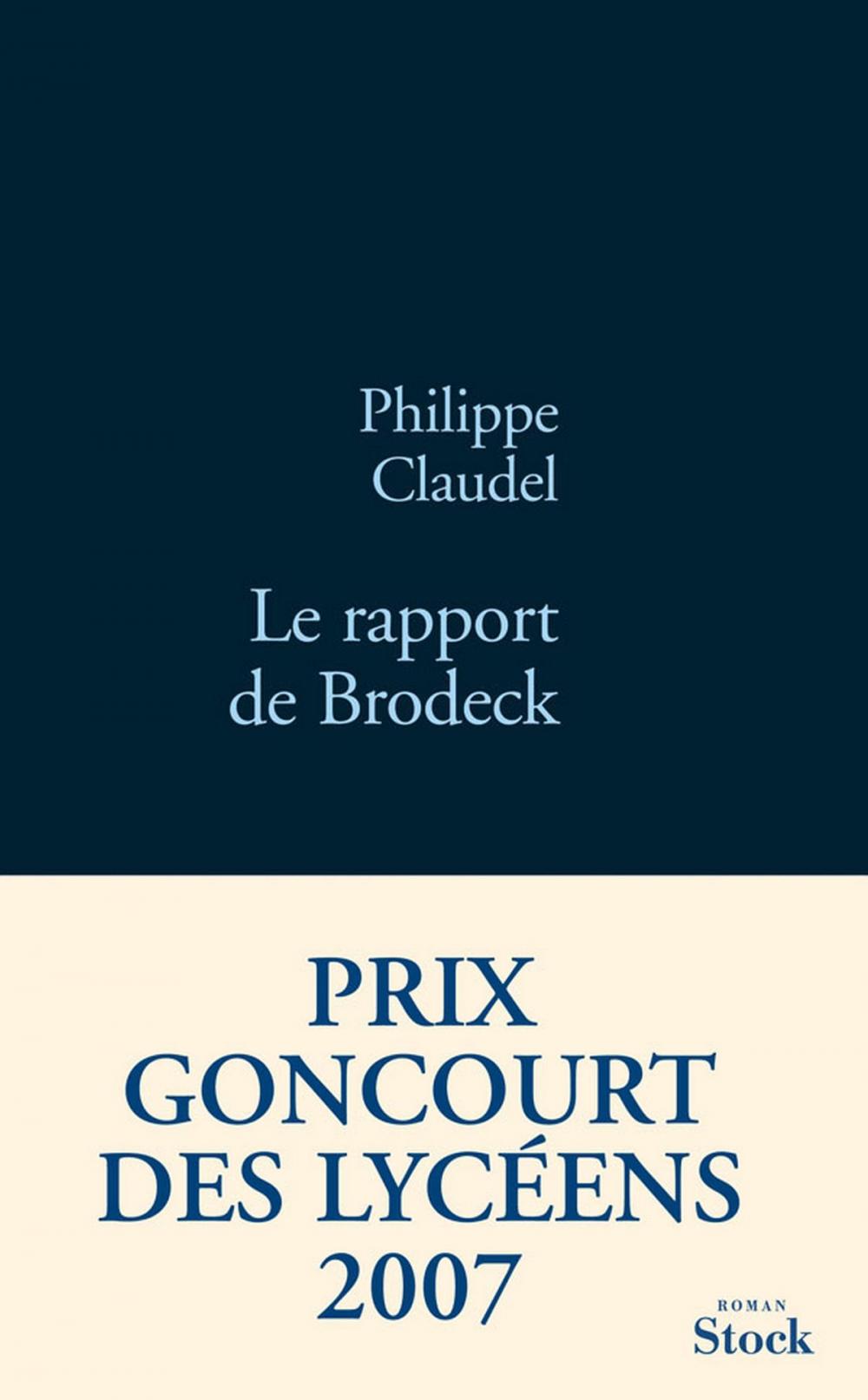 Big bigCover of Le rapport de Brodeck