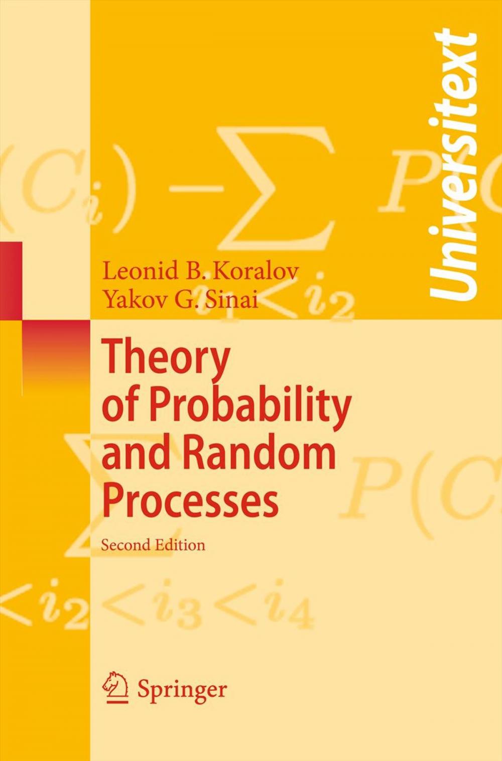 Big bigCover of Theory of Probability and Random Processes