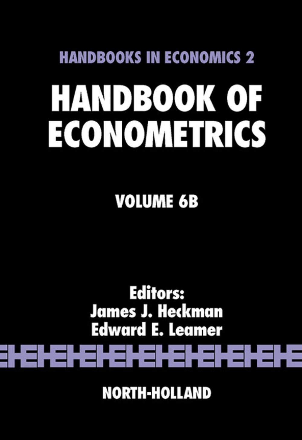 Big bigCover of Handbook of Econometrics