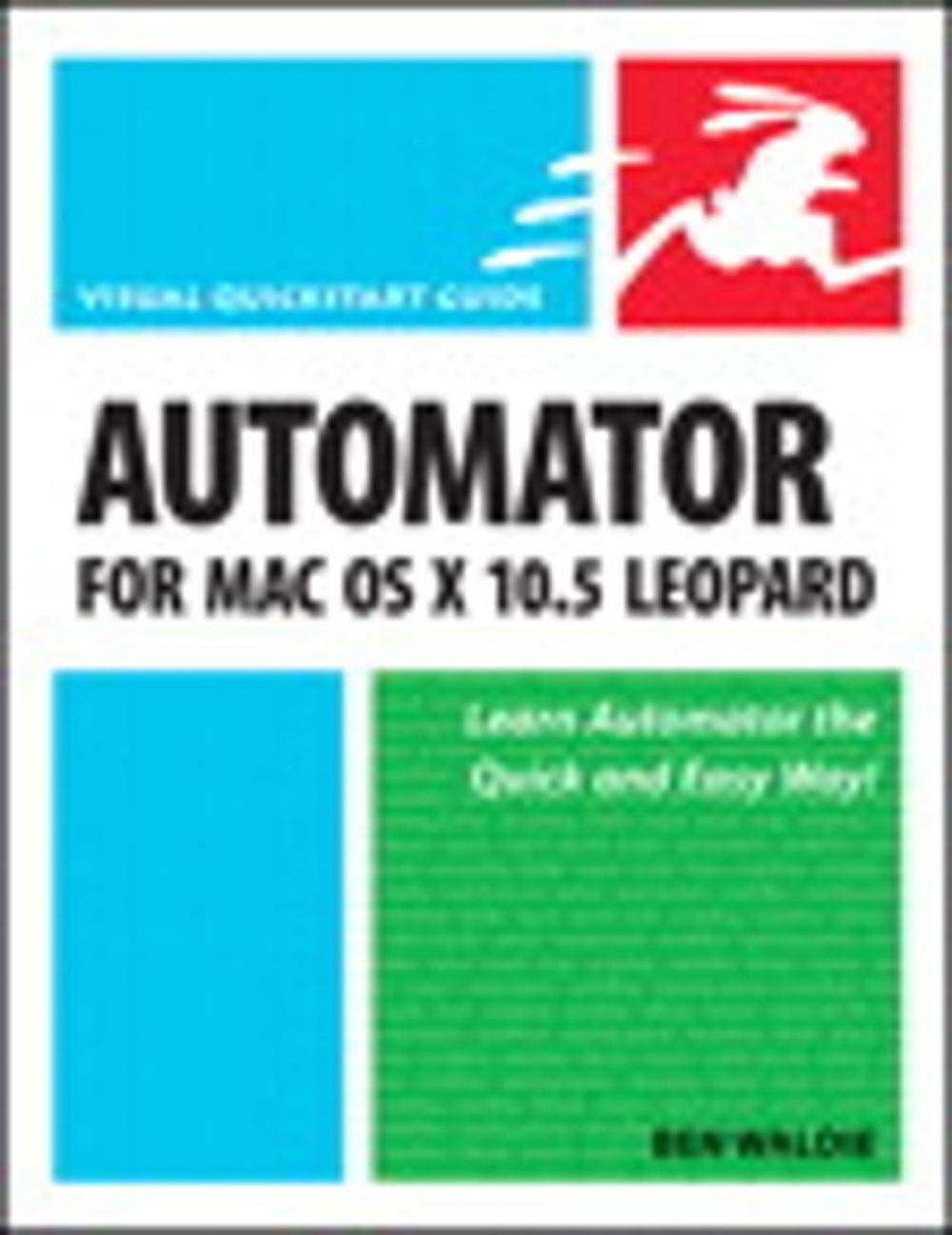 Big bigCover of Automator for Mac OS X 10.5 Leopard