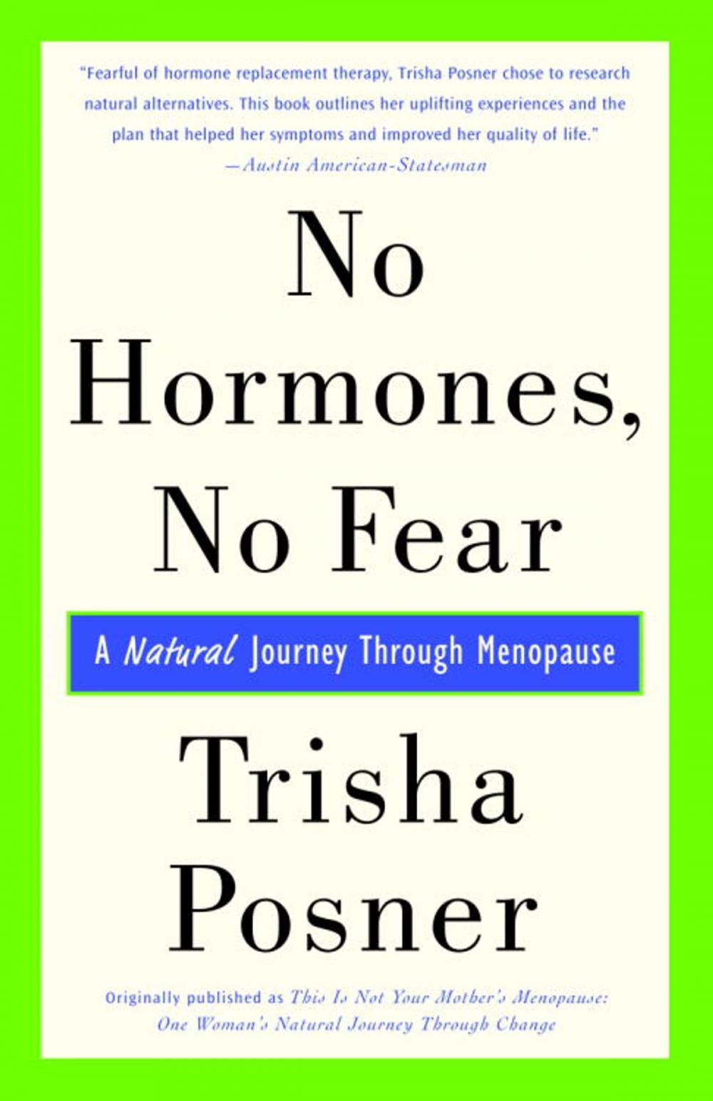 Big bigCover of No Hormones, No Fear