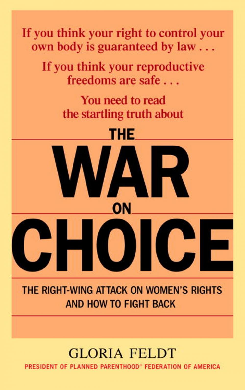 Big bigCover of The War on Choice