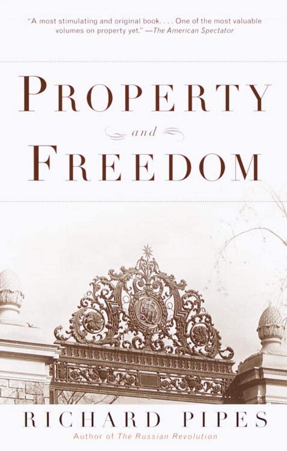 Big bigCover of Property and Freedom