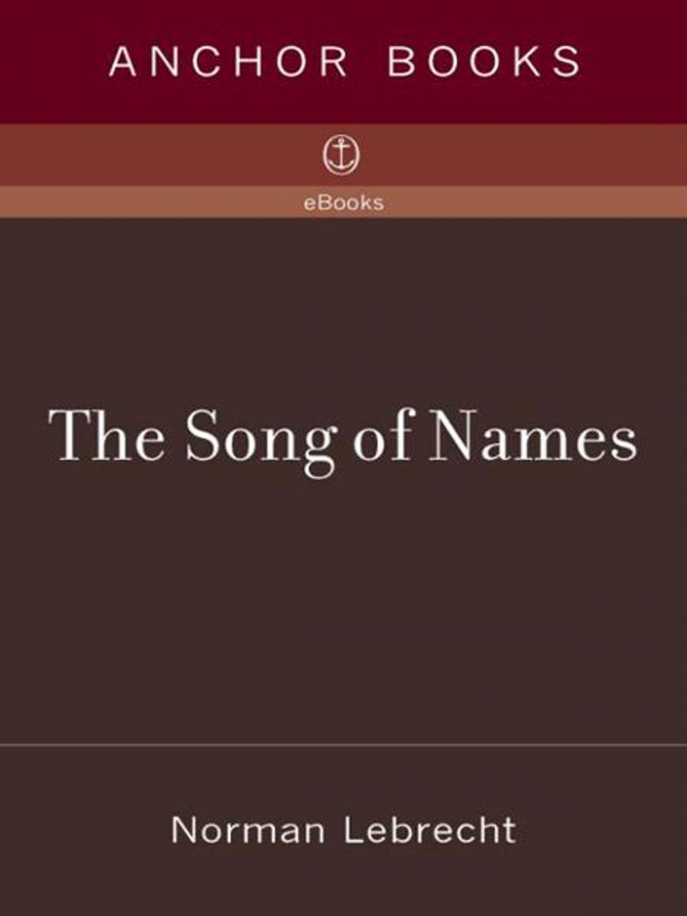 Big bigCover of The Song of Names