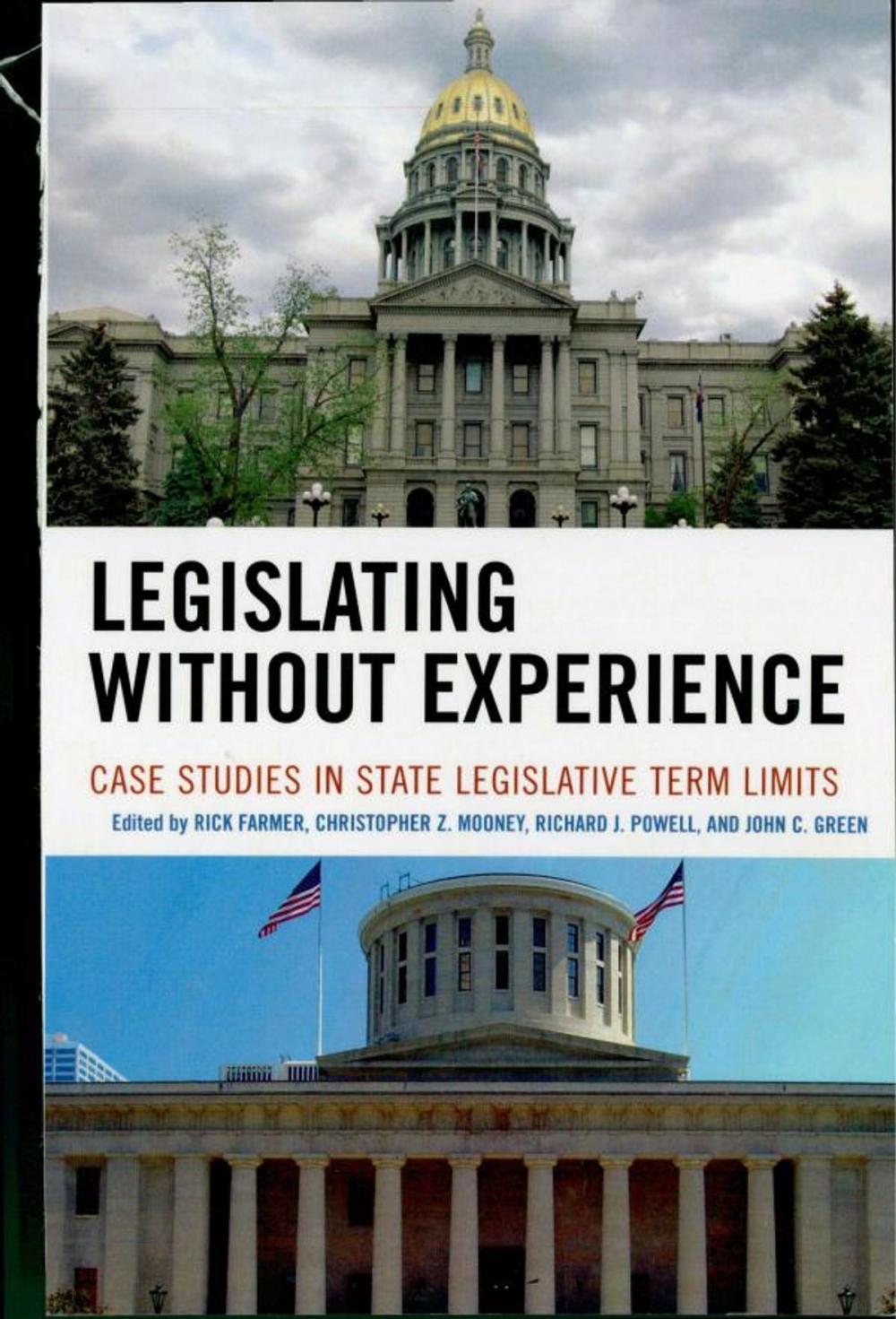 Big bigCover of Legislating Without Experience