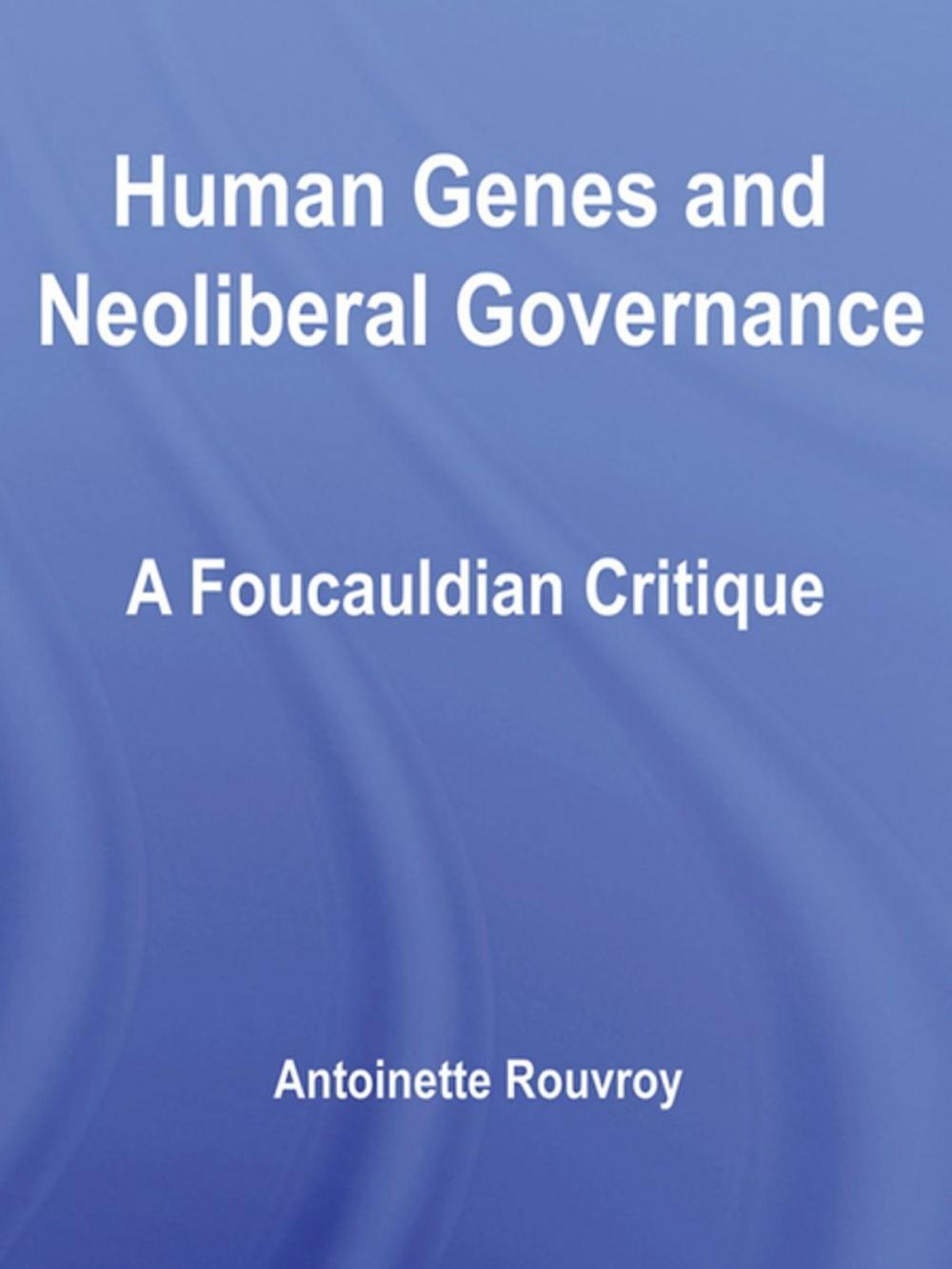 Big bigCover of Human Genes and Neoliberal Governance