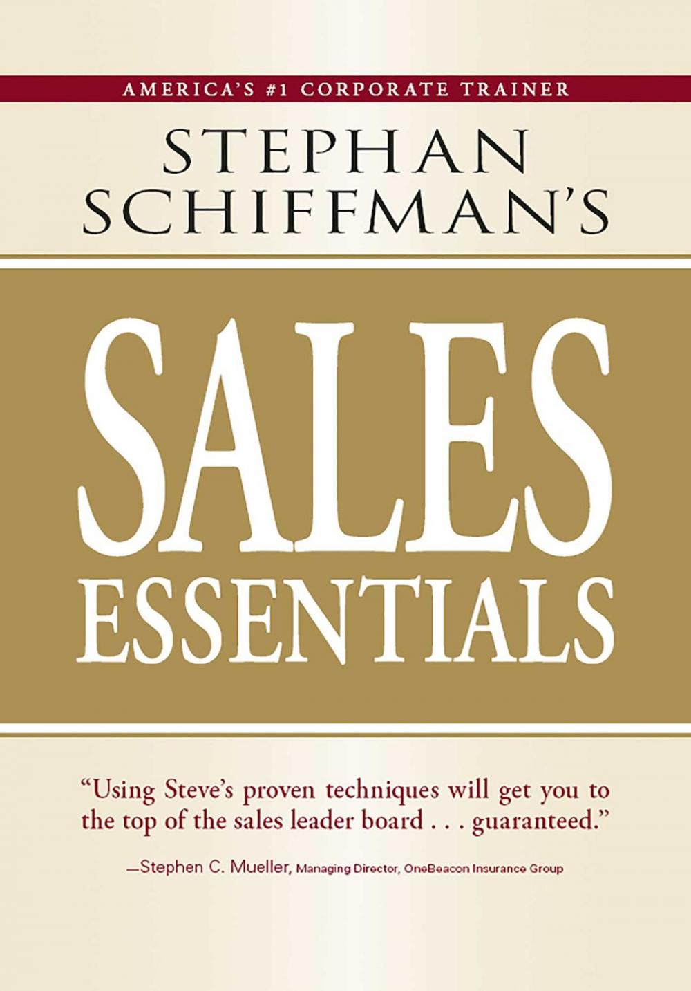 Big bigCover of Stephan Schiffman's Sales Essentials