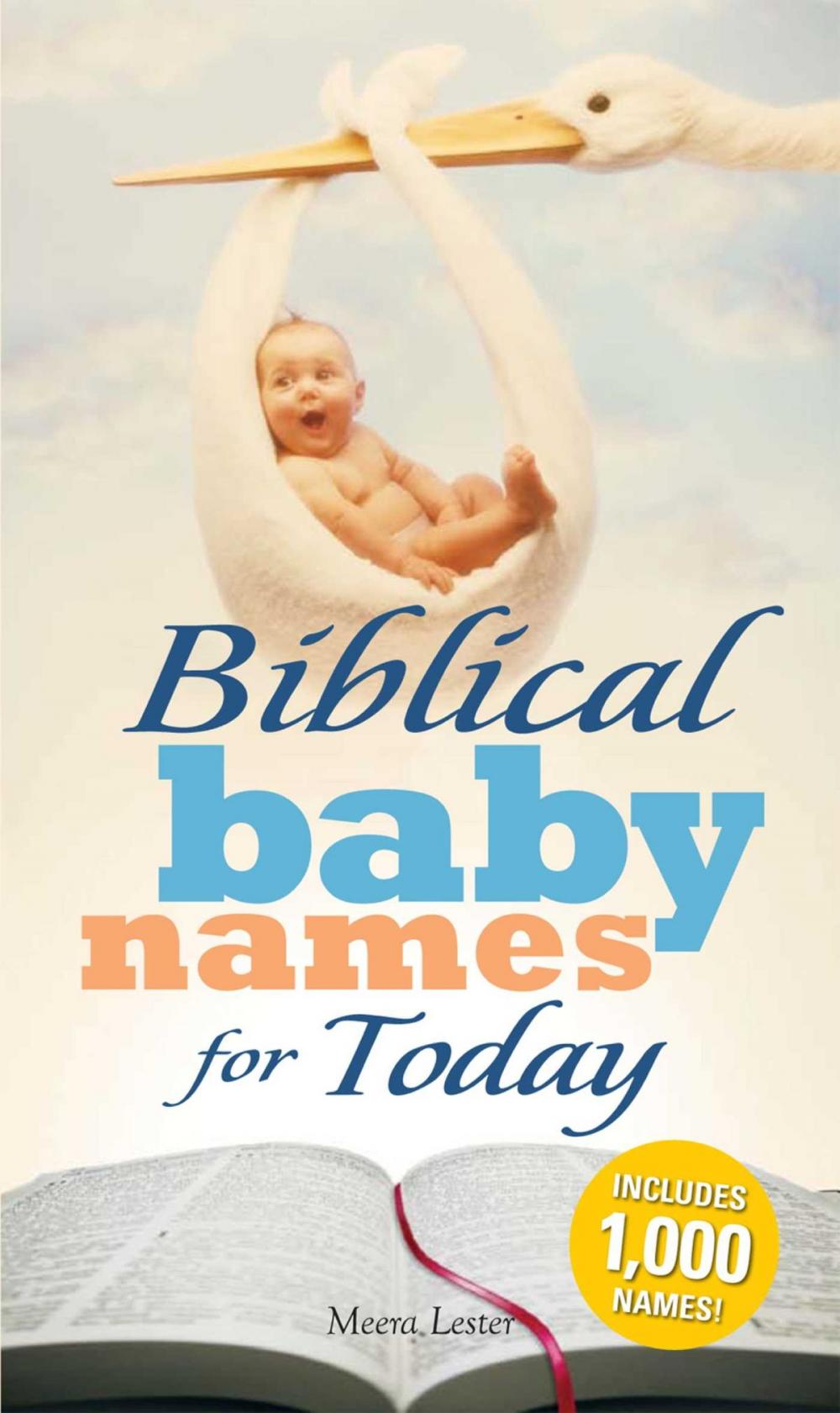 Big bigCover of Biblical Baby Names for Today