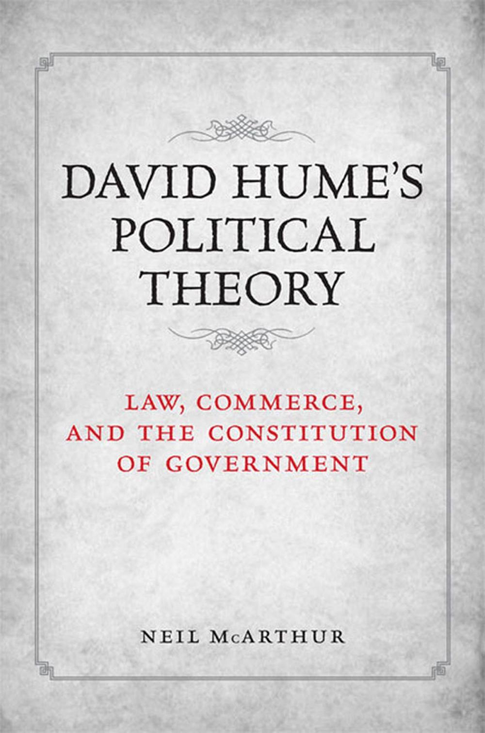 Big bigCover of David Hume's Political Theory