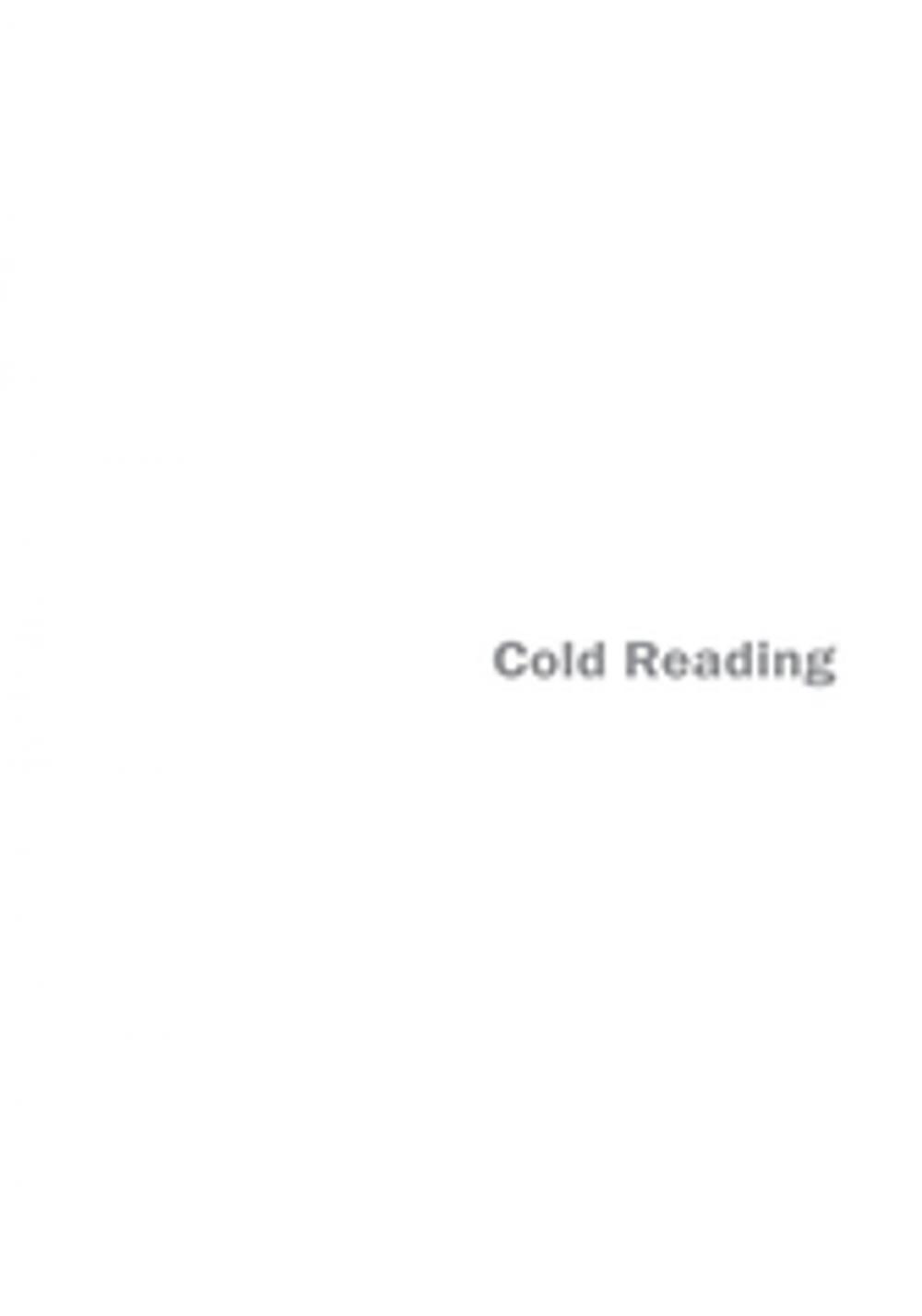 Big bigCover of Cold Reading