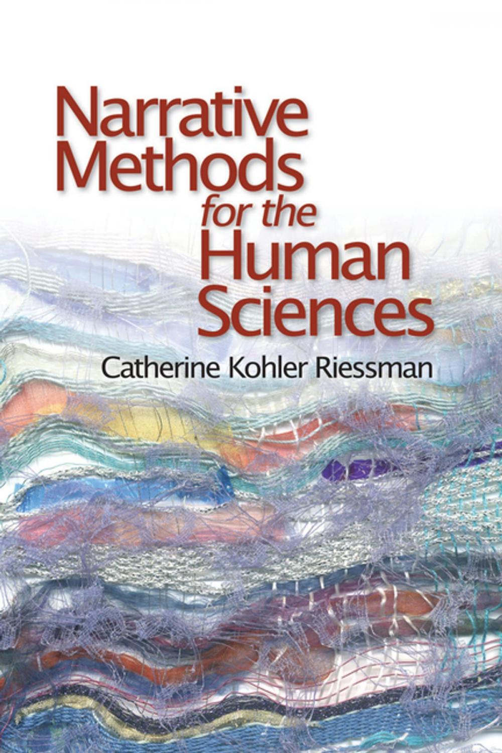 Big bigCover of Narrative Methods for the Human Sciences