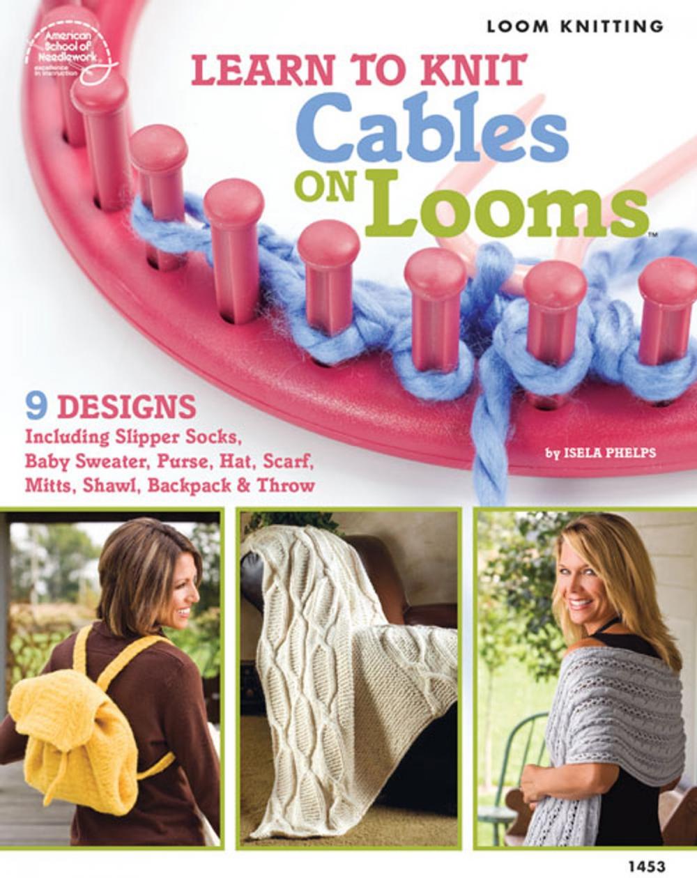 Big bigCover of Learn to Knit Cables on Looms