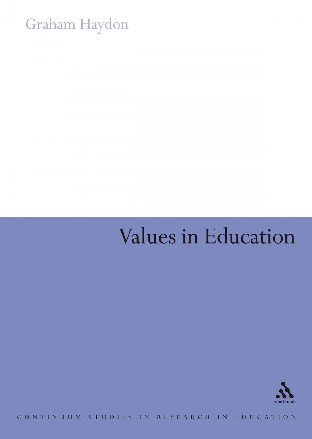 Big bigCover of Values in Education