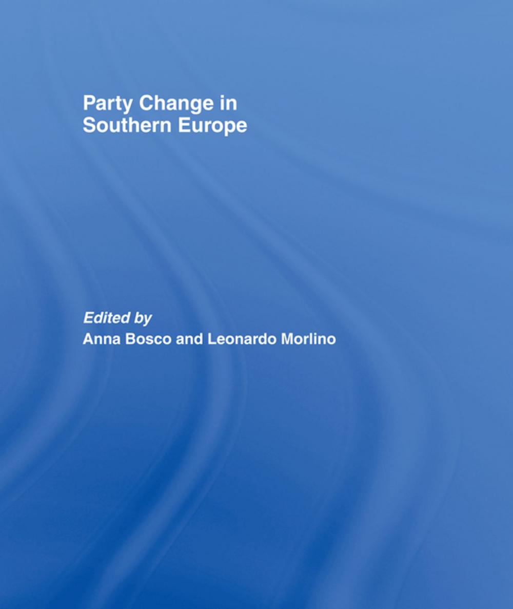 Big bigCover of Party Change in Southern Europe