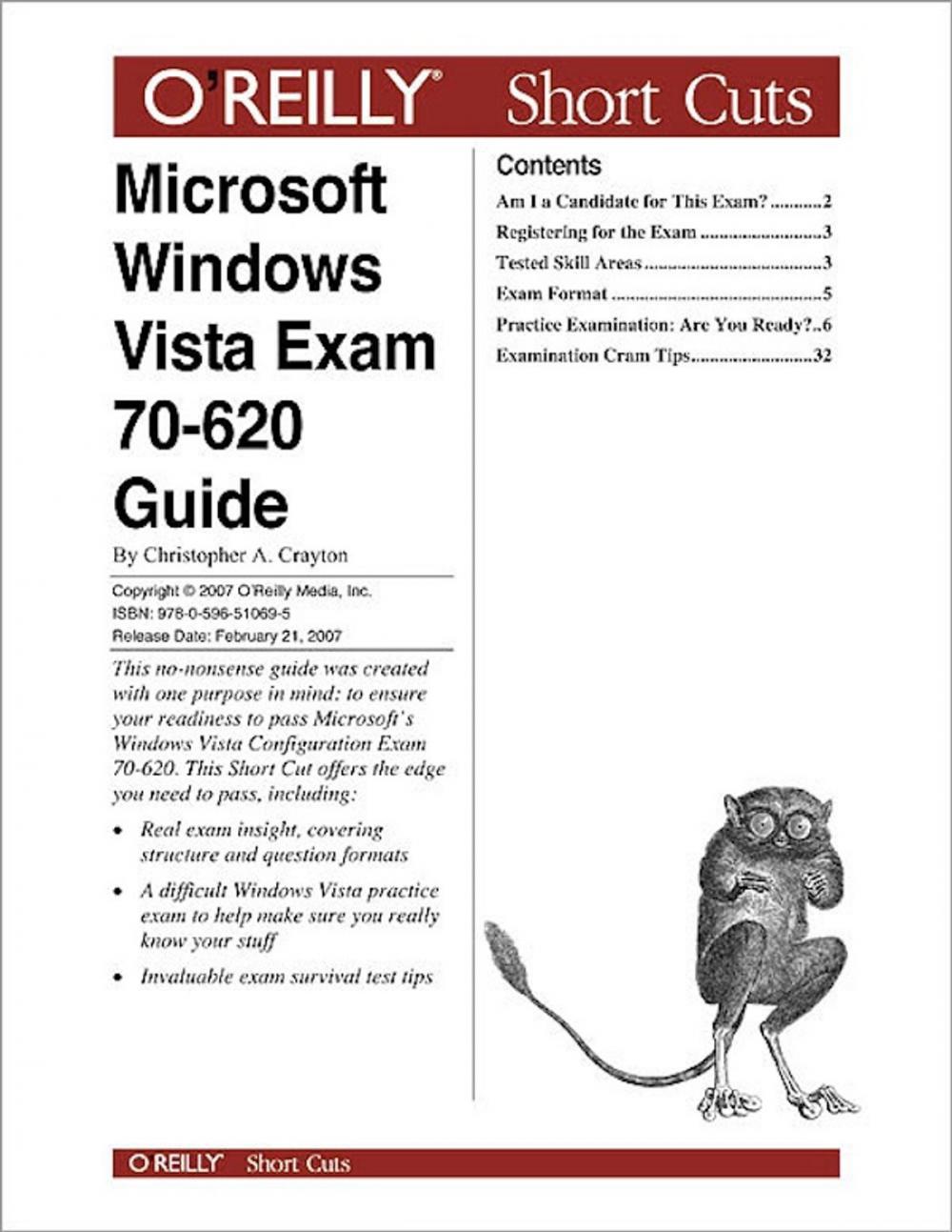 Big bigCover of Microsoft Windows Vista Exam 70-620 Guide