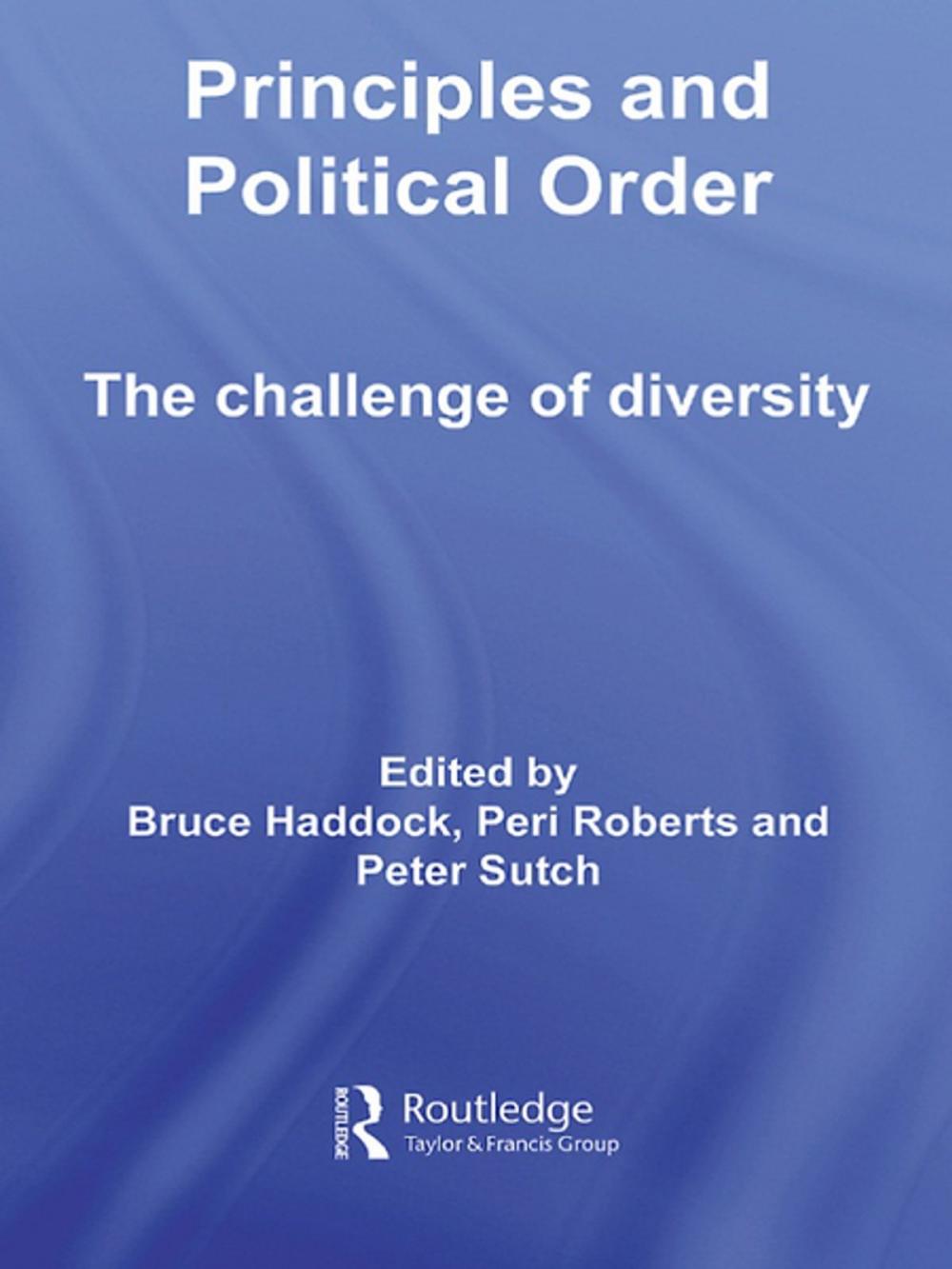 Big bigCover of Principles and Political Order