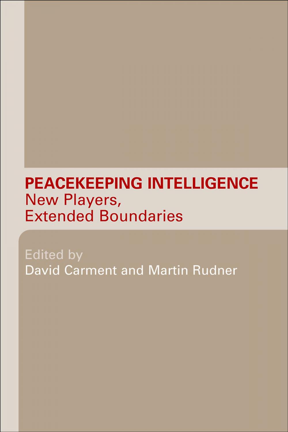 Big bigCover of Peacekeeping Intelligence