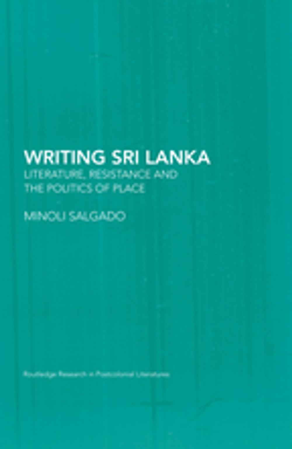 Big bigCover of Writing Sri Lanka