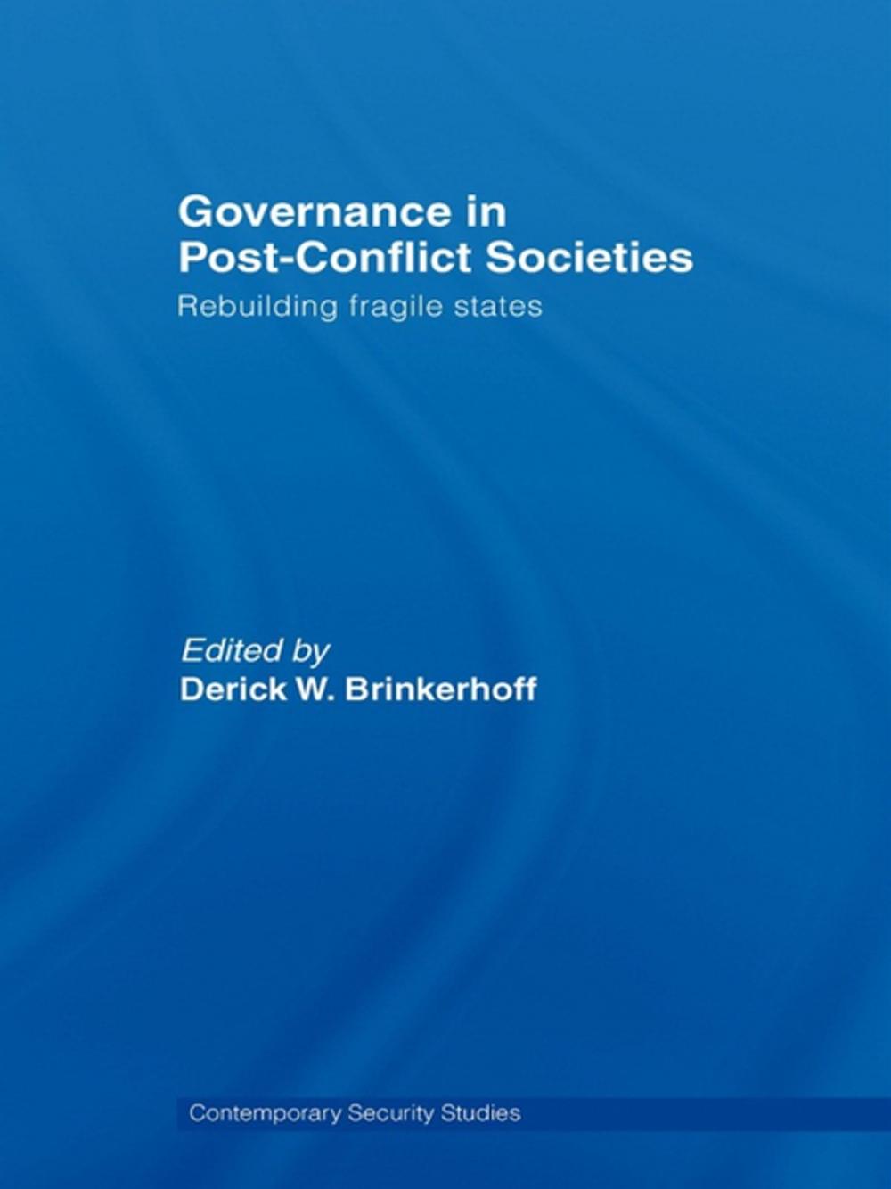 Big bigCover of Governance in Post-Conflict Societies