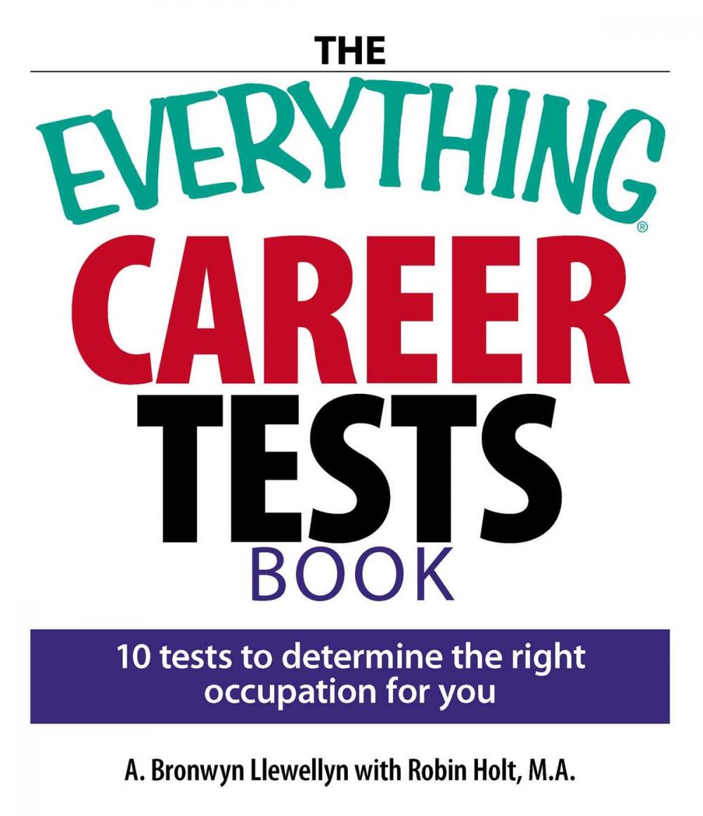 Big bigCover of The Everything Career Tests Book