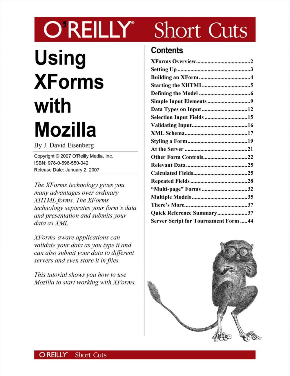 Big bigCover of Using XForms with Mozilla